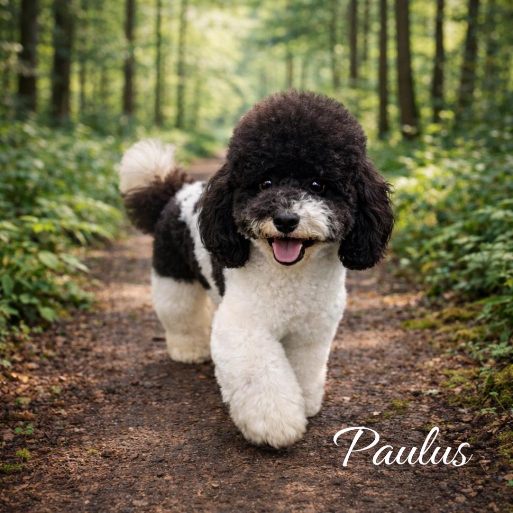 Harlekijn Dwerg poedel dekreu | 32cm | FCI | volledig getest, Maladie de Carré (chiens), 3 à 5 ans, Chien (mâle), Caniche