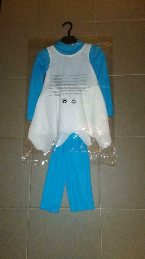 Smurfinnenkleedje (Aangekocht bij Fun voor €19,99)., Ophalen, Gebruikt, Meisje, Overige typen