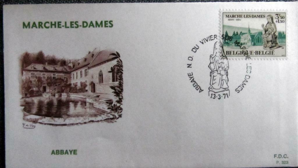 FIRST DAY COVER-TOERISME-STEDEN-TURNHOUT-MARCHE.LDAMES-BELGI, Enlèvement ou Envoi, Affranchi, Lieu ou Bâtiment