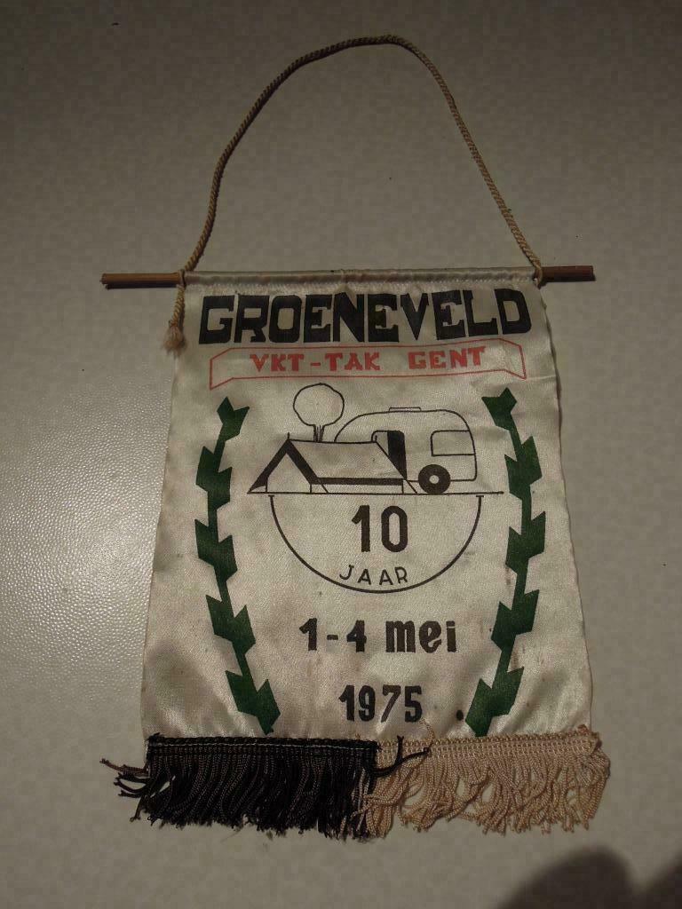 Vaantje Groeneveld 1-4 mei 1975 VKT Gent 10 jaar, Ophalen of Verzenden, Gebruikt, Vaantje of Sjaal