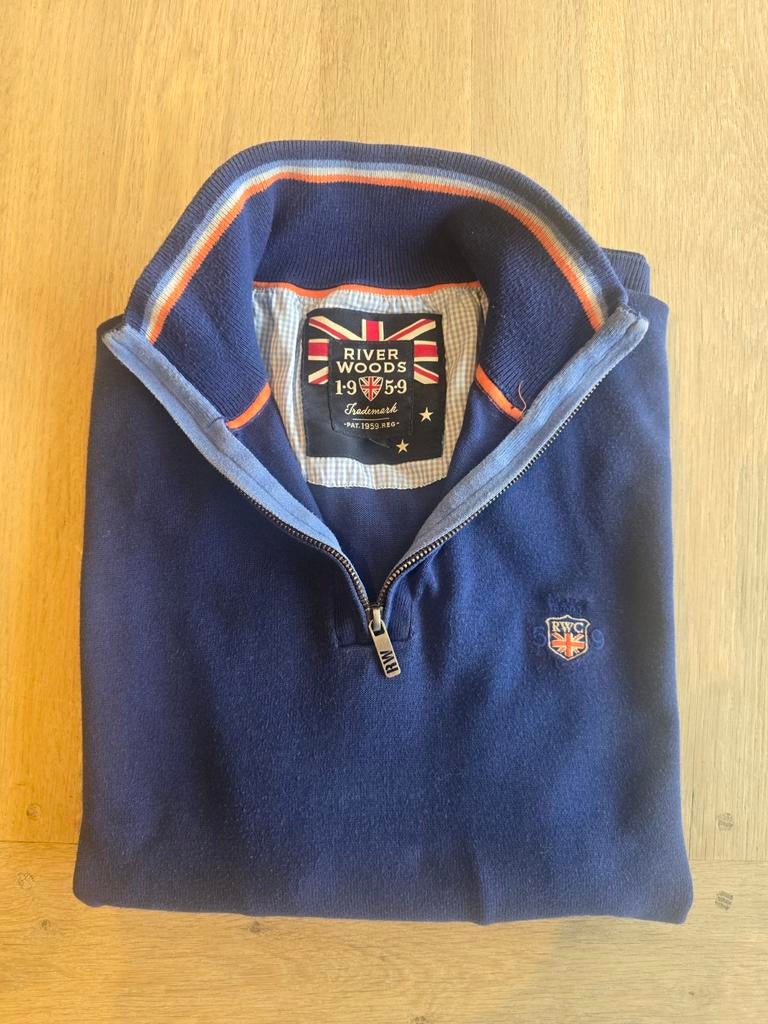 Trui River Woods, Kleding | Heren, Polo's, Maat 52/54 (L), Blauw, Ophalen of Verzenden, River woods