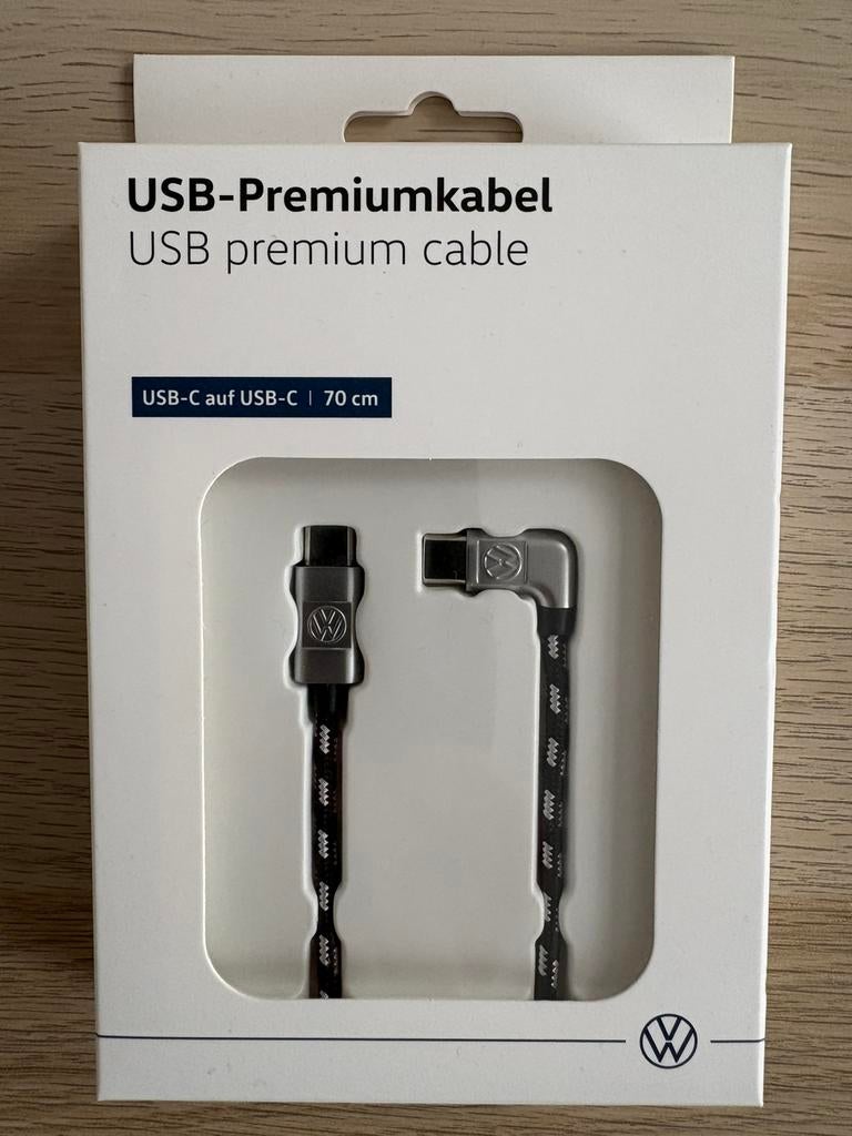 Cable USB C vers USB C Premium VW neuf !, Enlèvement ou Envoi, Neuf