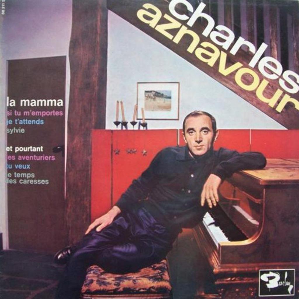10" VINYL Charles Aznavour - La Mamma 1963, Envoi, Utilisé, 10 pouces, Autres genres