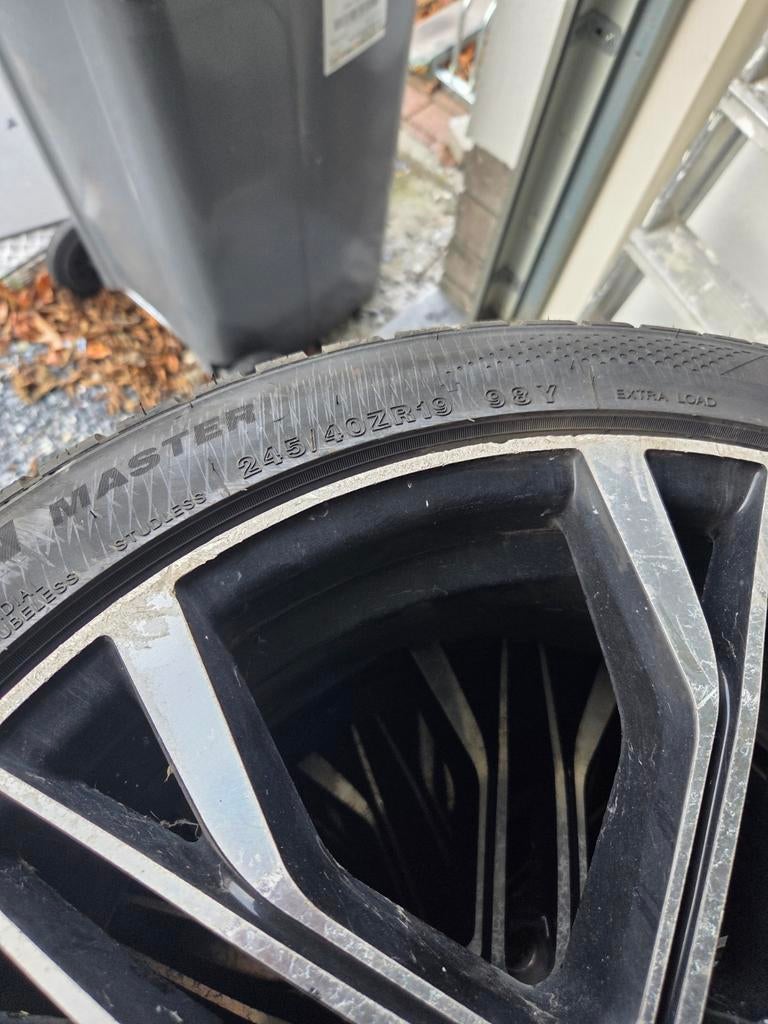 Audi banden met velgen, Autos : Pièces & Accessoires, Pneus & Jantes, Enlèvement, Pneu(s)