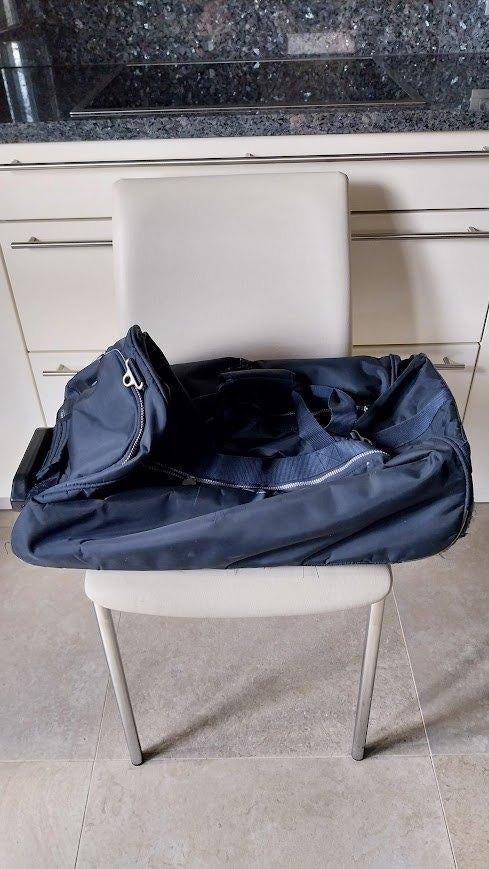 sporttas donkerblauw, Ophalen, Gebruikt, Unisex volwassen