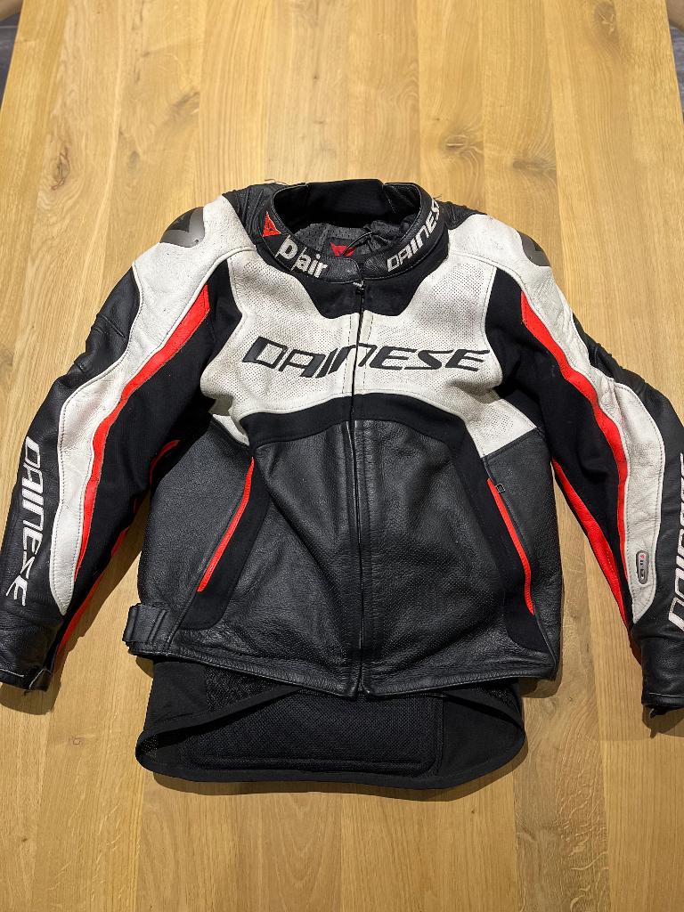 2 delig motorpak Dainese Misano, Ophalen, Dainese, Broek | leer, Heren