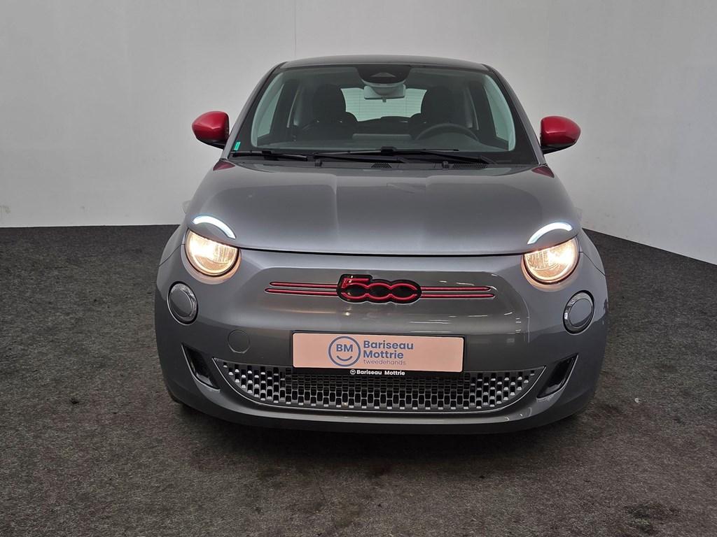 Fiat 500 RED ELECTRIC 156PK AUTOMAAT 24KWH * PACK PLUS * PA, Autos, Fiat, Argent ou Gris, Achat, Euro 6, Noir