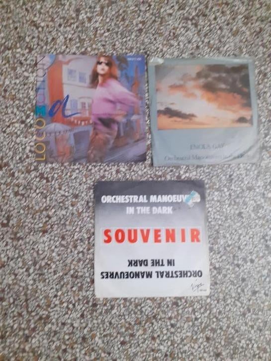 OMD 3 vinyles 45tours, Utilisé