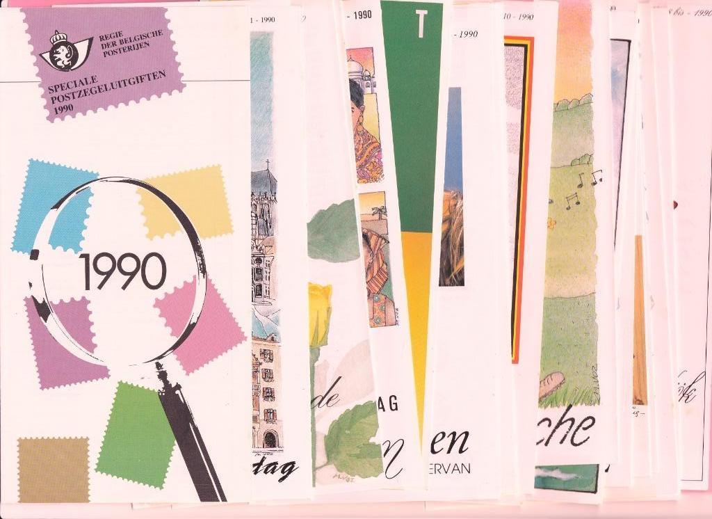 BELGIË - UITGIFTE VAN EEN BIJZONDERE POSTZEGEL 1990, Ophalen of Verzenden, Europa