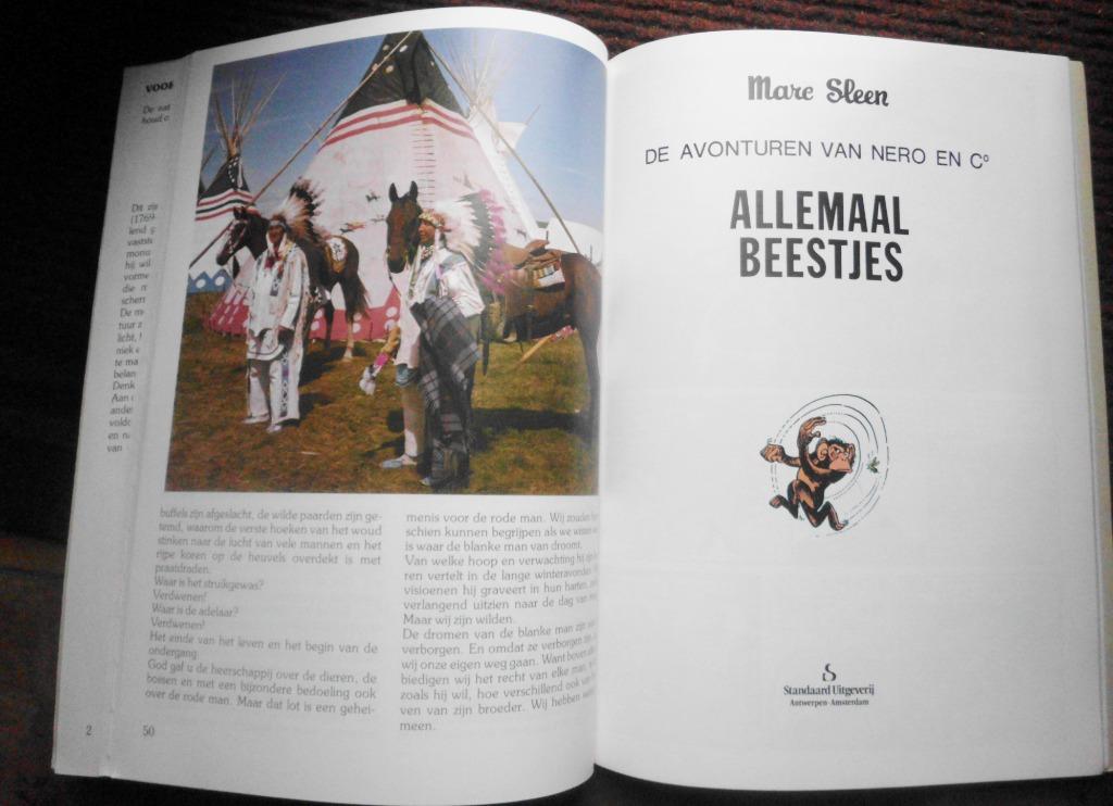 het grote natuurboek ,Nero verhaal allemaal beestjes   , Boeken, Marc Sleen, Eén stripboek, Ophalen of Verzenden, Zo goed als nieuw