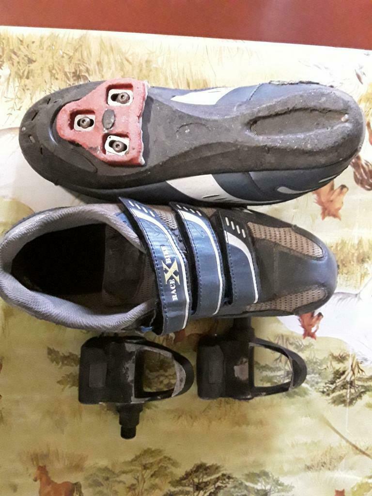 Fietsschoenen + bindingen + pedalen., Ophalen of Verzenden, Zo goed als nieuw, Kleding