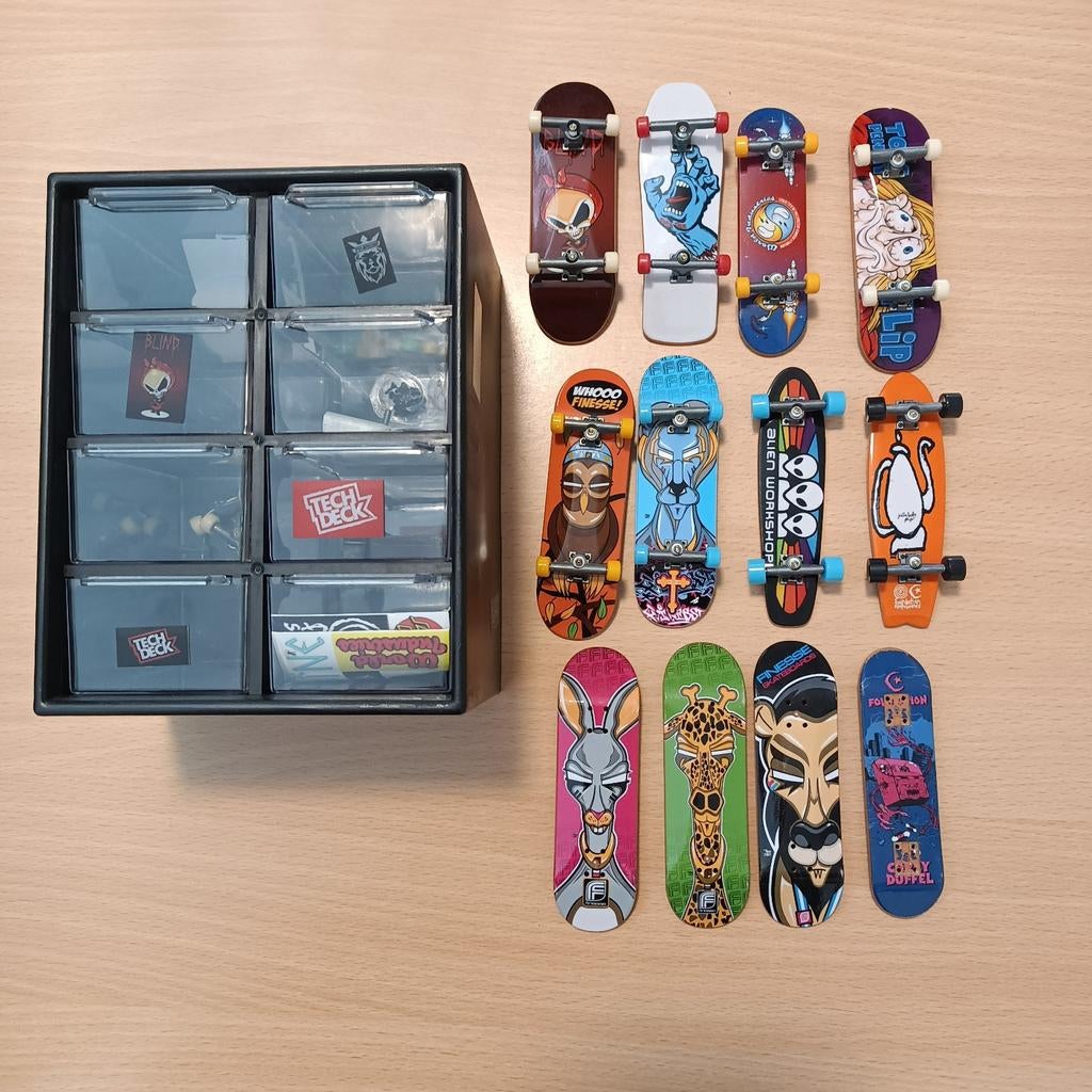 Tech deck skates + accessoires, Ophalen, Zo goed als nieuw