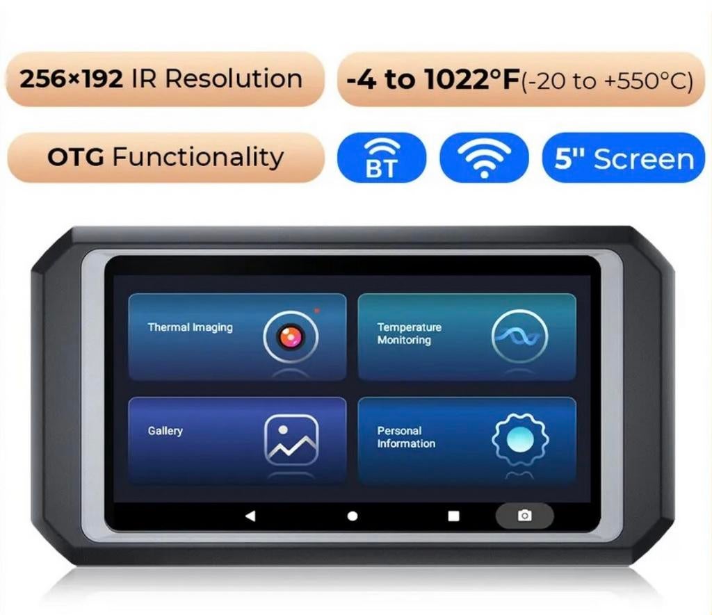 Topdon Tc003 Warmtebeeldcamera Irresolutie Wifi Android, Auto diversen, Autogereedschap, Ophalen of Verzenden, Nieuw