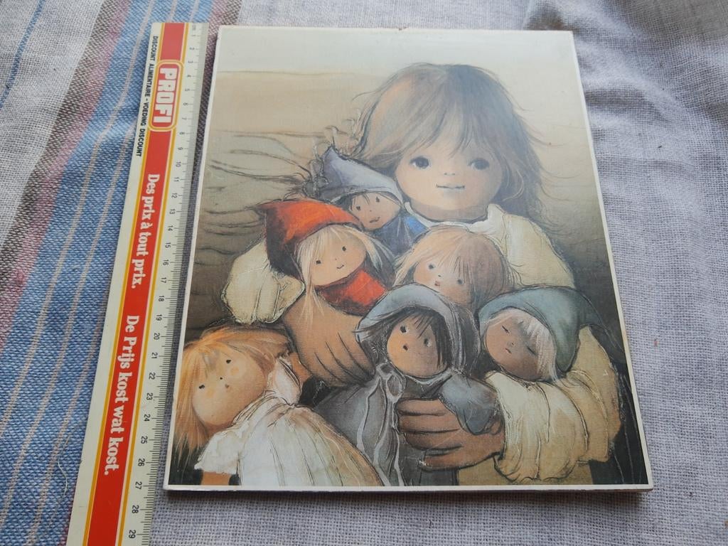 Retro plakje Jaklien Moerman, Ophalen of Verzenden