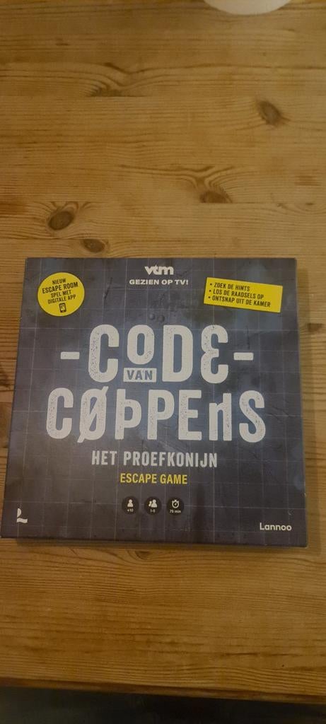 Code van Coppens: het proefkonijn, Hobby en Vrije tijd, Ophalen of Verzenden