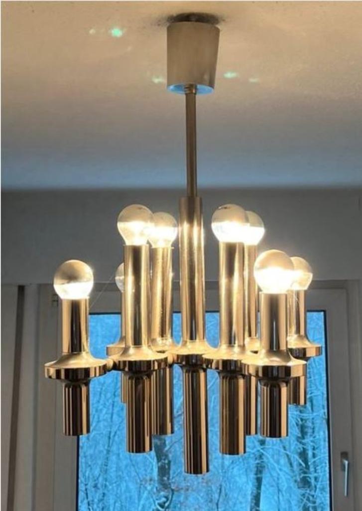 vintage hanglamp Sciolari Staff mid-century, Ophalen of Verzenden, Huis en Inrichting