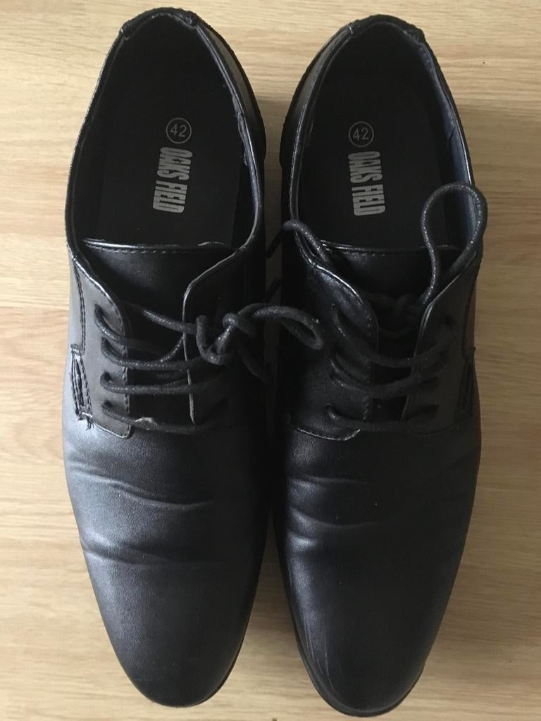 leder herenschoenen maat 42 in perfecte staat, Ophalen, Zo goed als nieuw