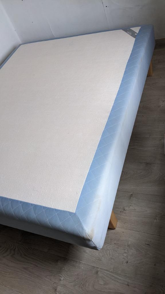 Springbox Sommier Ikea Sultan Gryning 2x1.6, Maison & Meubles, Chambre à coucher | Matelas & Sommiers, Matelas, Comme neuf, Enlèvement