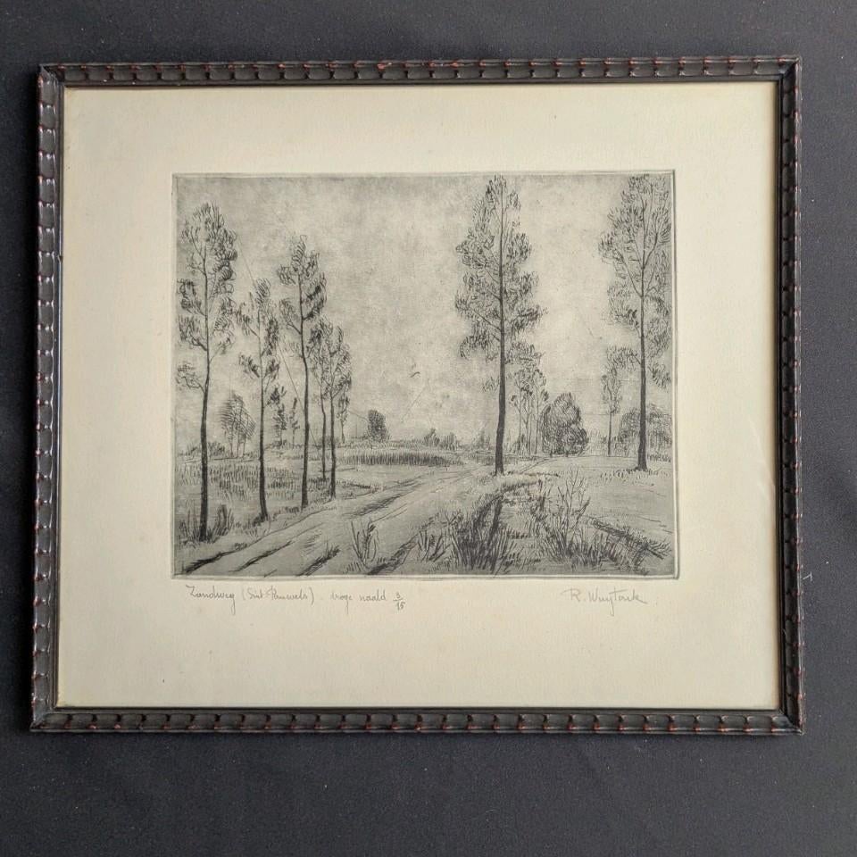 Robert wuytack - droge naald - zandweg Sint-pauwels - kader, Ophalen of Verzenden