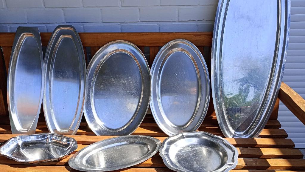 inox schotels, Ophalen, Gebruikt, Inox, Overige typen
