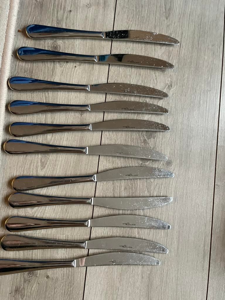 11 bestek messen, Ophalen of Verzenden