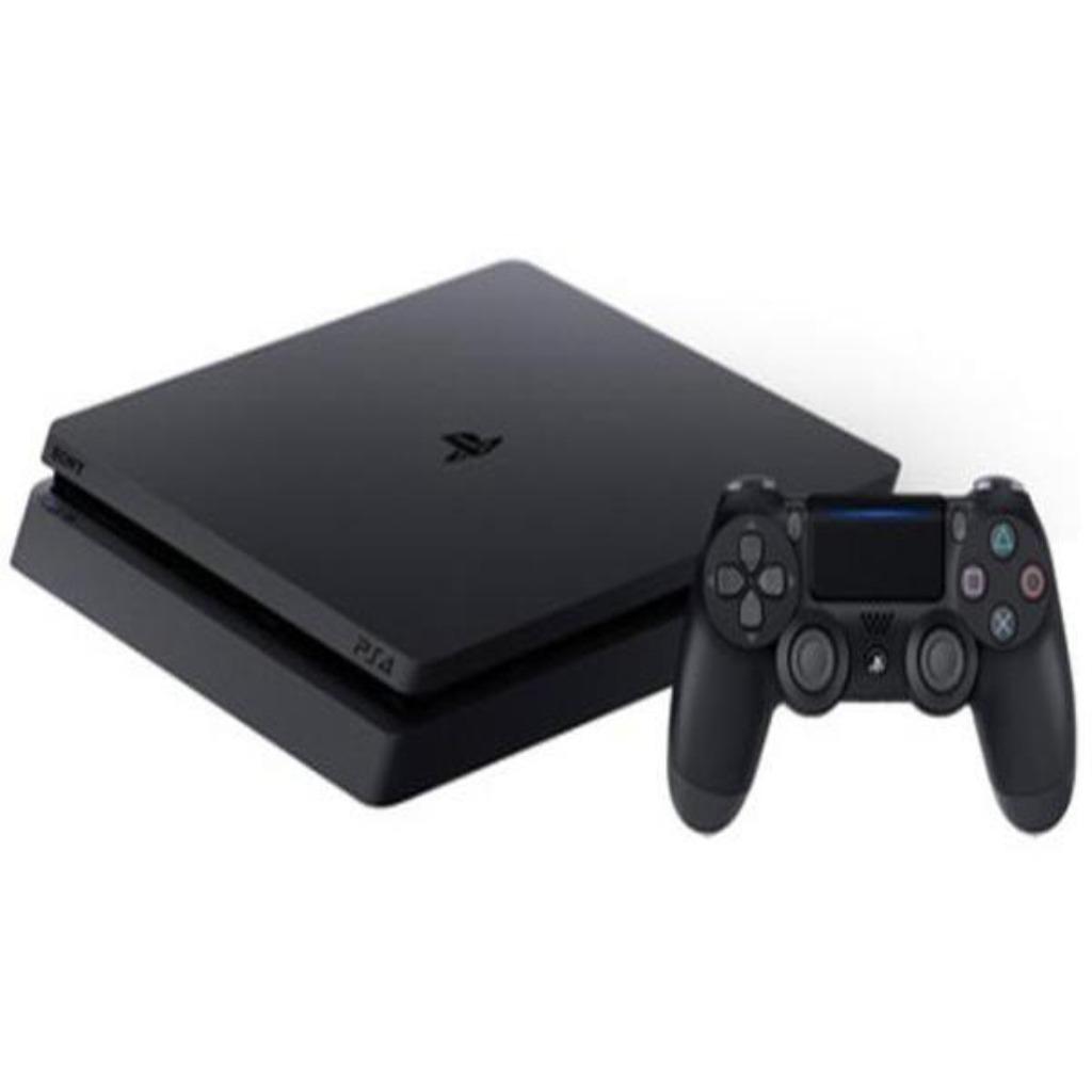 ZGAN compleet SLIM PS4 consoles, 500GB of 1 TB en spel, Met games, Ophalen of Verzenden, Zo goed als nieuw, 1 TB