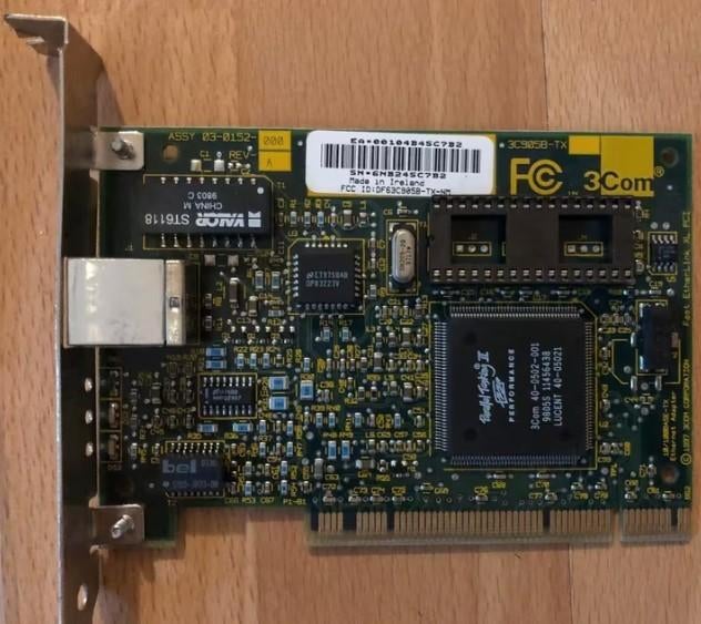 Netwerk controller 3Com 3C905B-TX PCI (NIEUW), Ophalen, Nieuw, Intern, 3Com