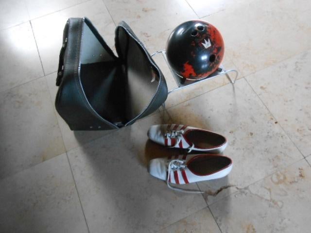 sac de rangement pour chaussures de bowling avec support, Sports & Fitness, Enlèvement, Utilisé, Boule