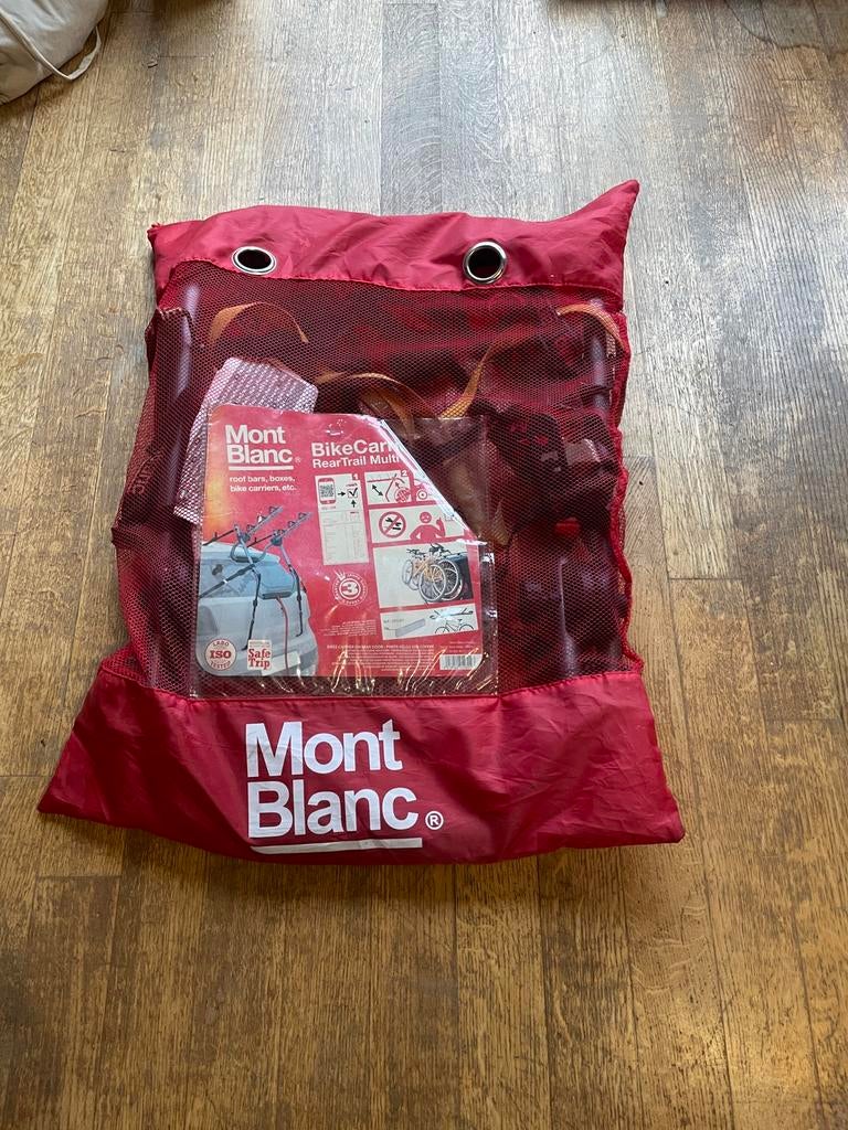 Mont Blanc fietsdrager 3 fietsen, Enlèvement ou Envoi, Utilisé
