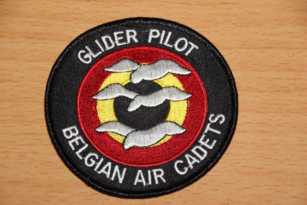 ABL Patch " GLIDER PILOT - Belgian Air Cadets", Envoi, Armée de l'air, Emblème ou Badge