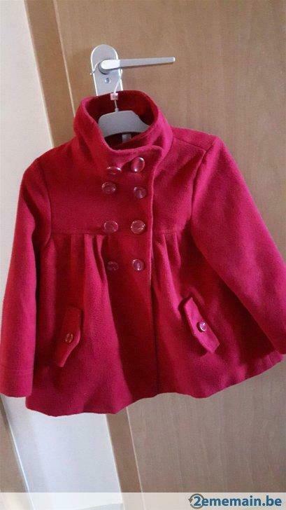 Manteau rouge marque Z taille 6 ans, Utilisé, Manteau