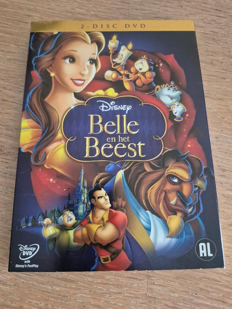 Dvd Belle en het Beest (Diusney) 2 disc dvd nummer 33, Cd's en Dvd's, Tekenfilm, Ophalen of Verzenden, Zo goed als nieuw, Alle leeftijden