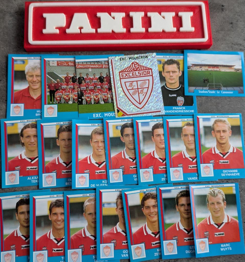 LOT DE 20 AUTOCOLLANTS PANINI FOOTBALL 2000 EX. MOUSCRON, Envoi, Neuf