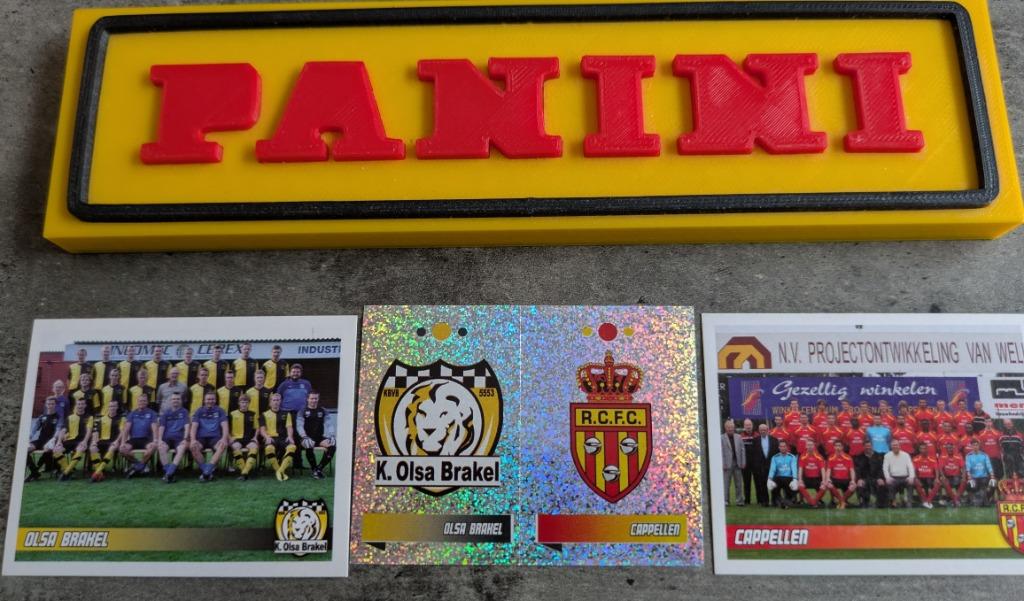 PANINI FOOTBALL 2011 3X 489/490/1/492 BRAKEL/CAPELLEN, Verzenden, Nieuw