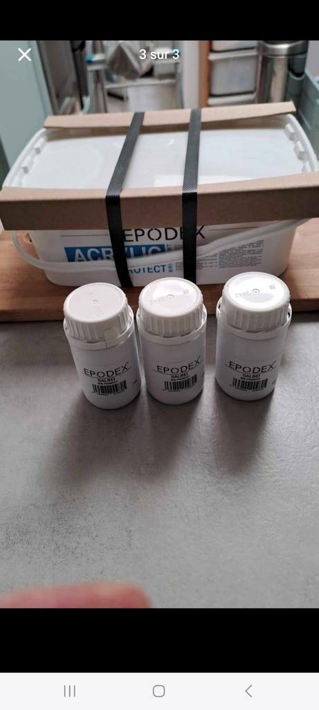 Peinture pour meuble cuisine vert sauge epodex, Bricolage & Construction, Peinture, Vernis & Laque, Enlèvement, Comme neuf, Vert