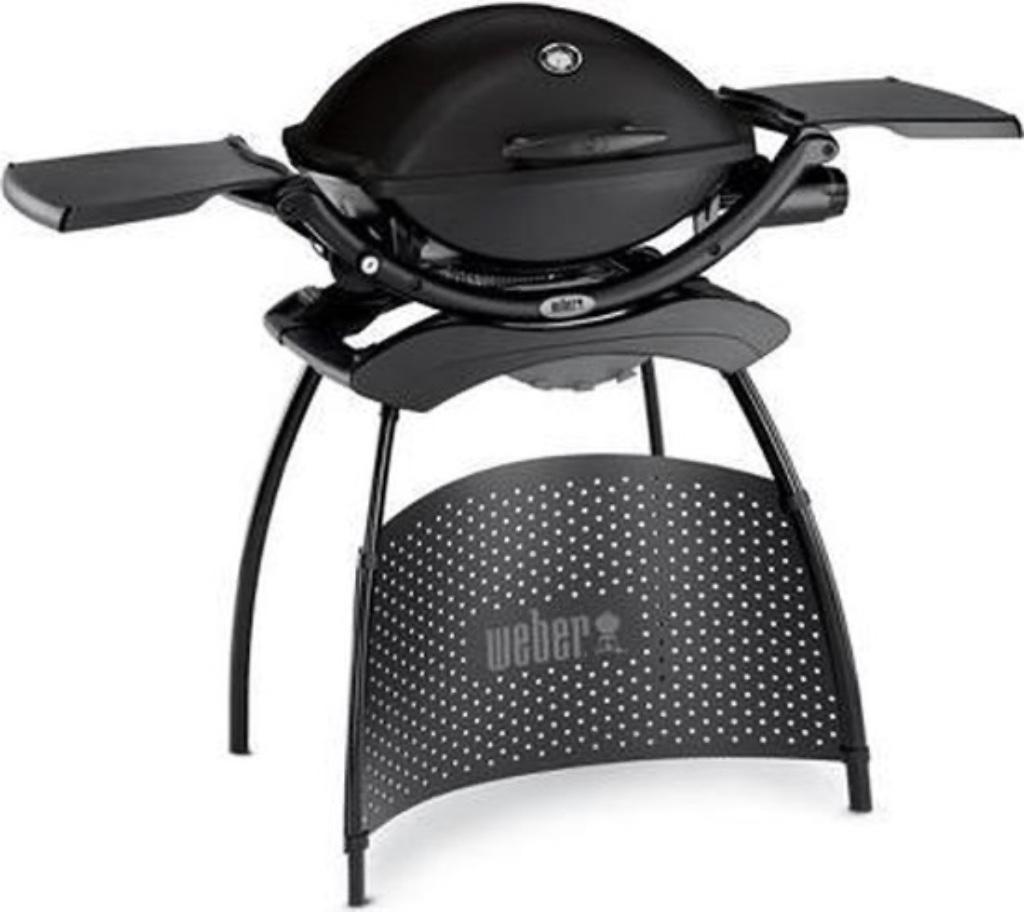 Weber q2200 gas bbq met stand en hoes ., Ophalen, Zo goed als nieuw, Weber