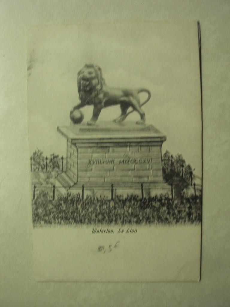 53474 - WATERLOO - LE LION - ZIE 2 FOTO'S, Envoi