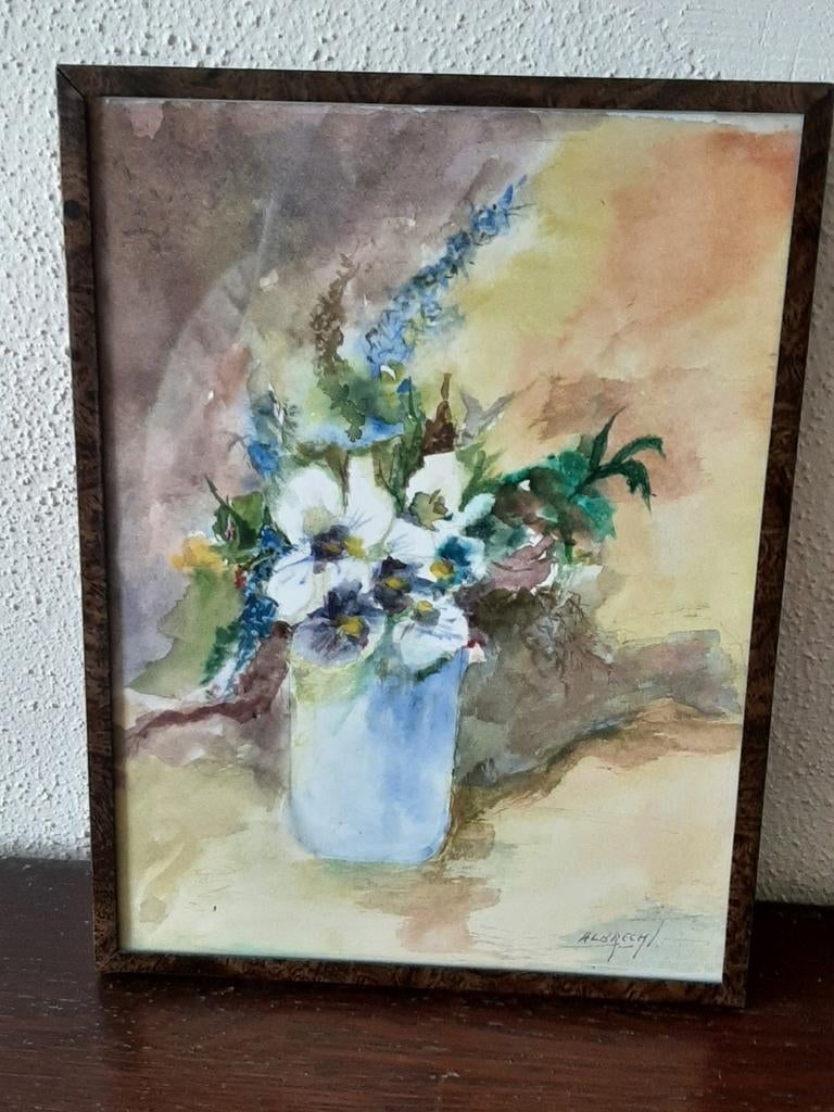 AQUAREL SCHILDERIJ, Antiek en Kunst, Ophalen