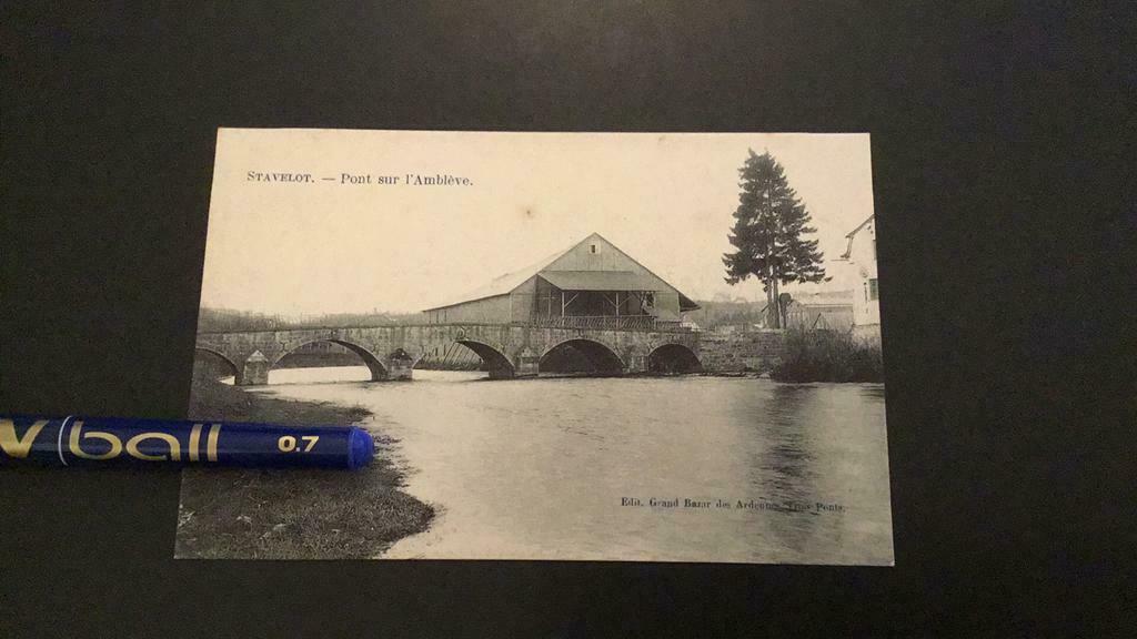 Stavelot Pont sur l’amblève, Avant 1920, Non affranchie, Luxembourg