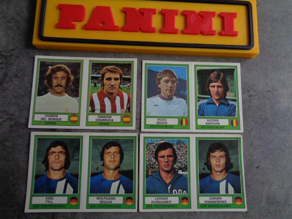 PANINI VOETBAL STICKERS EURO FOOTBALL 78  4X ZELDZAAM, Hobby en Vrije tijd, Stickers en Plaatjes, Verzenden