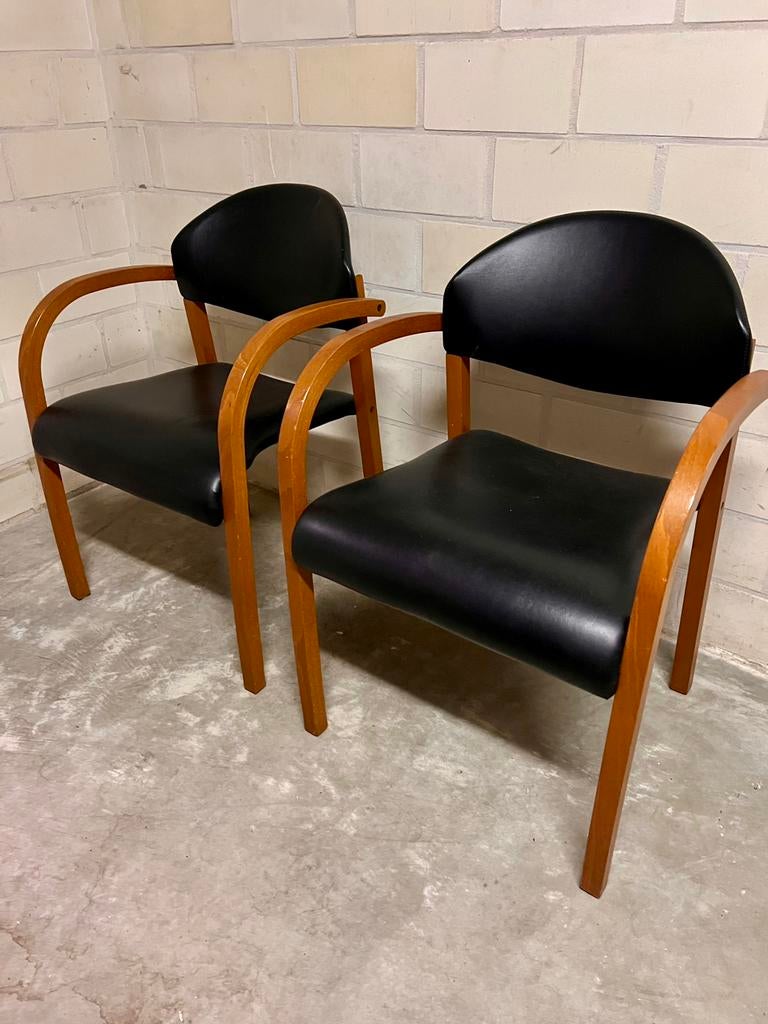 Vergaderstoelen 2stuks vintage, Huis en Inrichting, Stoelen, Zo goed als nieuw, Ophalen