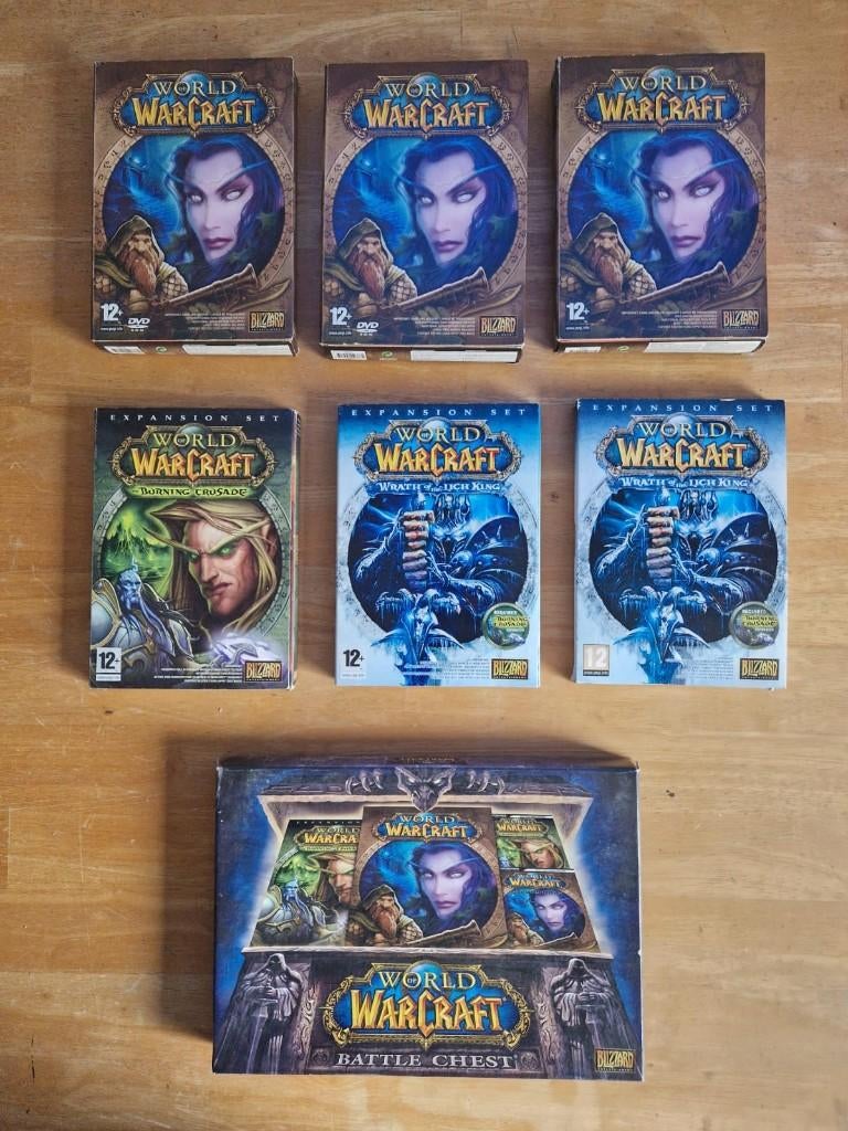 Games lot – originele WoW dozen, Ophalen of Verzenden