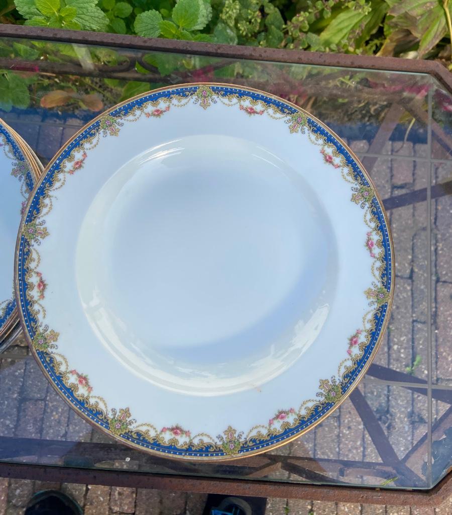 Limoges A. Lanternier servies  1890–1930   verguld porselein, Enlèvement