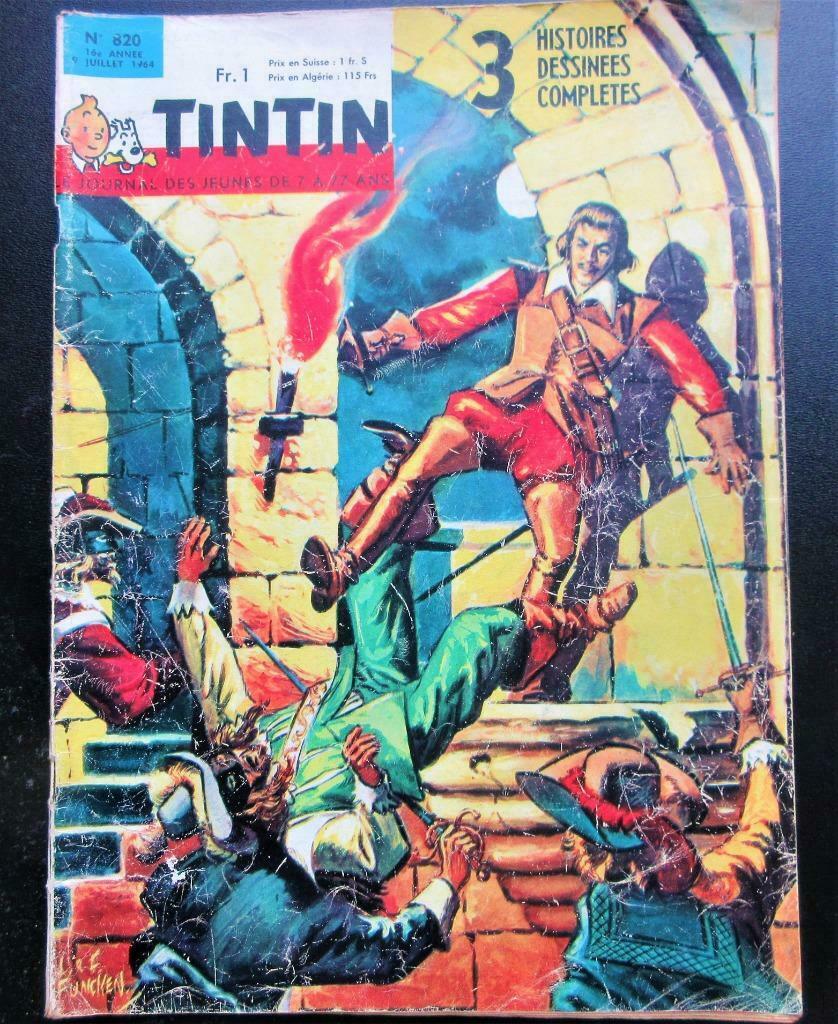 Journal Tintin 1964 - 16e année, Une BD, Enlèvement ou Envoi, Utilisé