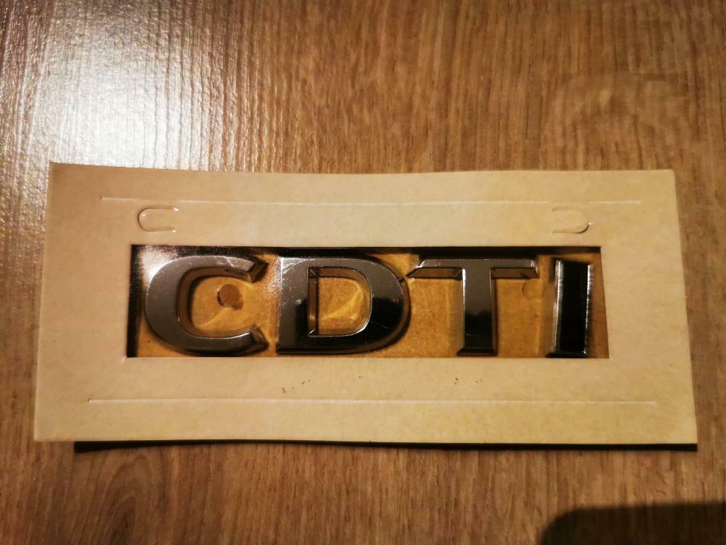 Embleem chroom CDTI koffer Opel Astra K, Corsa C , Insignia, Auto-onderdelen, Carrosserie, Achterklep, Opel, Nieuw, Ophalen of Verzenden