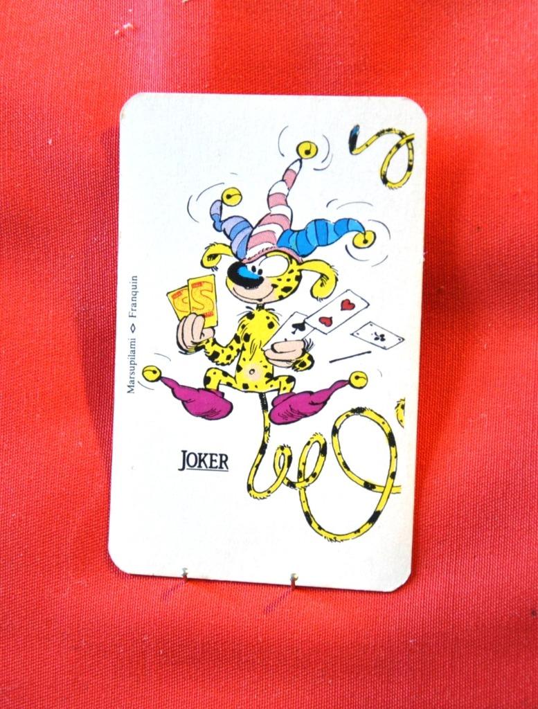 carte a jouer joker spirou marsupilami chapeau couleur 1, Enlèvement ou Envoi, Comme neuf, Joker(s)