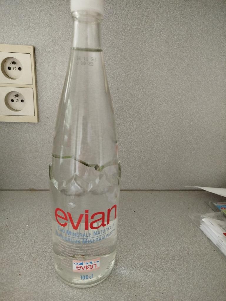 Vintage Evian-fles uit 1993, origineel, nooit geopend, Verzamelen, Ophalen of Verzenden, Nieuw, Overige typen