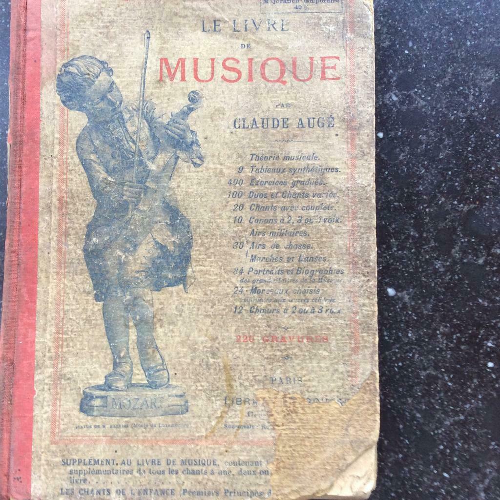 Le livre de musique par Claude Augé, Enlèvement ou Envoi