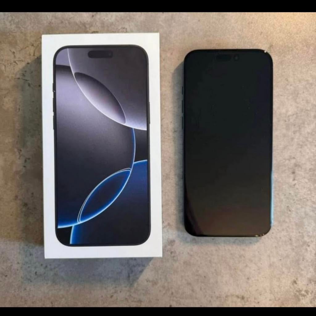 Iphone 16 pro max zwart titanium met snavel, Ophalen, Zo goed als nieuw, IPhone 14 Pro Max