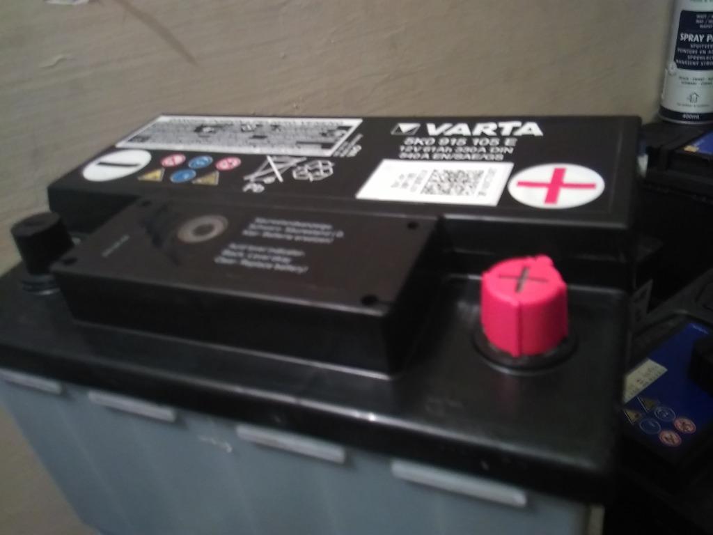 Batterie VARTA 68 Ah  START-STOP Origine VW, Autos : Pièces & Accessoires, Enlèvement, Utilisé, Volkswagen